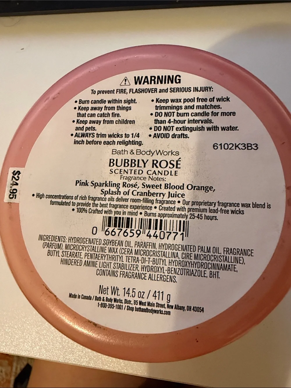 Bath & Body Works fragrant bath